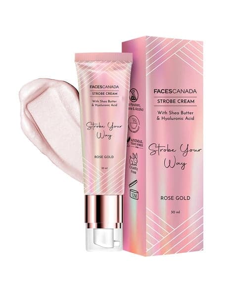 Strobe Cream Primer + Highlighter + Moisturizer Radiant Skin - Rose Gold (30 g)